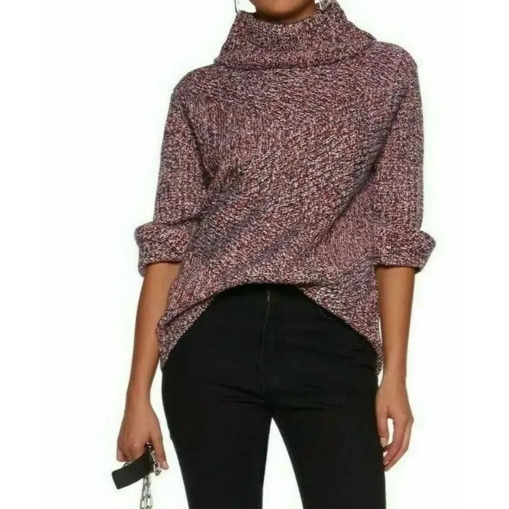 RAG & BONE NWT Turtleneck Sweater Merino Wool Blend oversized size XS